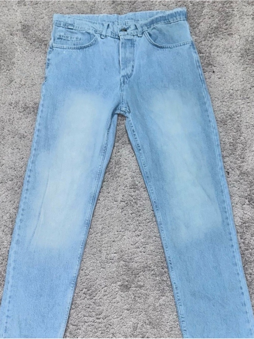 Louis Vuitton Light Blue Men's Straight Jeans
